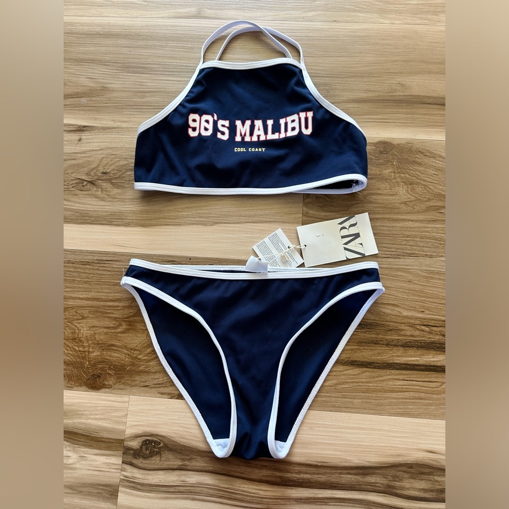 ZARA 2024 New Release
Kids/ Malibu Bikini NWT Size 11-12 UPF 50+